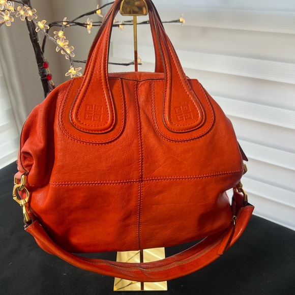 Givenchy Handbags - Givenchy Orange Leather Handbag